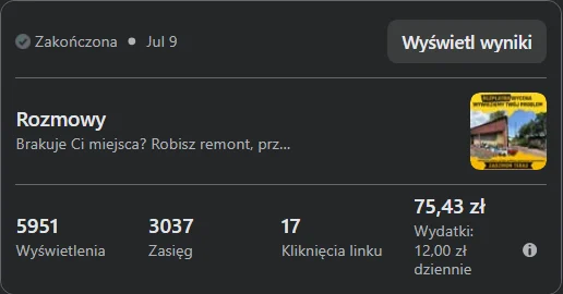 Kampania na Facebooku – wywóz