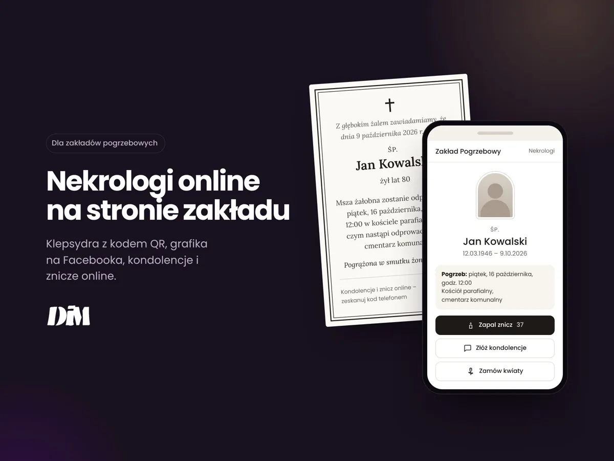 System nekrologów online